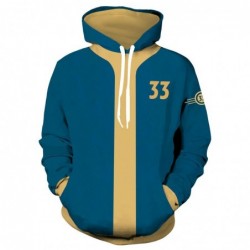 Size is Adult xs Adult Fallout 4 Costumes Halloween number 76 Zipper Front Hoodies kids