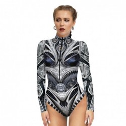 Size is S woman armor Bodysuit Halloween Costumes colorful