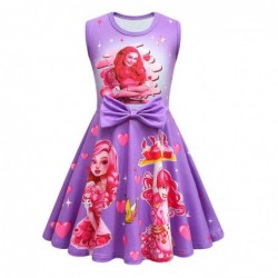 Size is 2t-3t(100cm) Descendants sweetheart pink dress Sleeveless girls 8-10T