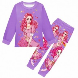 Size is 3t-4t(110cm) Descendants 4 bridget pink Pajamas For girls 7-8T long Sleeve 2-piece