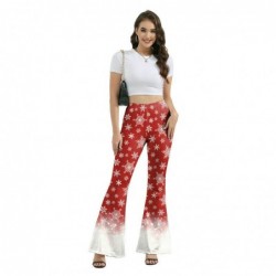 Size is Adult s Christmas snowflake plaid bell bottoms for woman