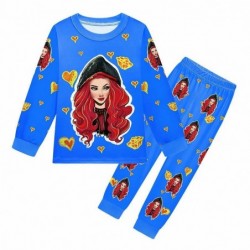 Size is 3t-4t(110cm) Descendants 4 Red Pajamas For girls 7-8T long Sleeve 2-piece