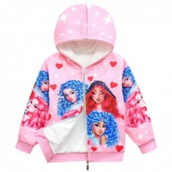 Size is 4t-5t(110cm) Descendants Red And Chloe fleece lined Sweatshirts for girls