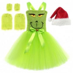 Size is S 2t-3t Toddler Girls' The Grinch green tutu Costumes Halloween birthday dress