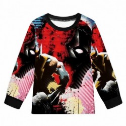 Size is 3t-4t(110cm) For kids 7-8T Deadpool Friend Pajamas long Sleeve 2-piece