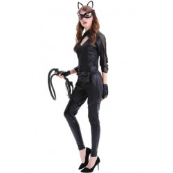 Size is M Sexy The Dark Knight Rises Halloween Catwoman Costume Black