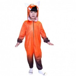 Size is 4T-5T(110cm) Cosplay Turning Red Hooded One Piece Pajama Costume Zipper Front For Cute Kids Spring and Autumn Pajama